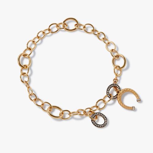 Diamond Charm Bracelet