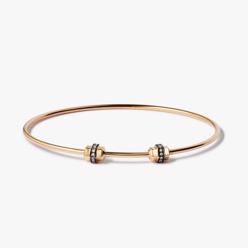 Sapphire Medium/Large Charm Bangle