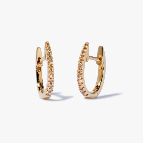 Eclipse Fine Hoop Earrings