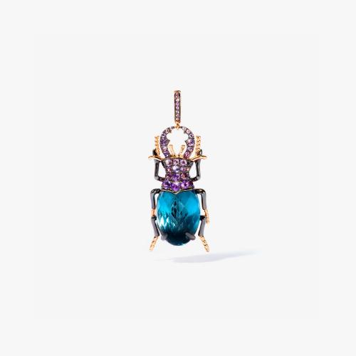 Beetle Charm Pendant