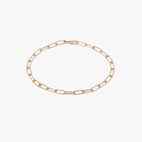 Gold Mini Cable Chain Bracelet