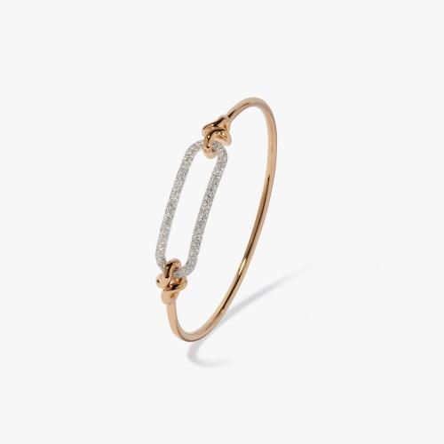 Knuckle Diamond Bangle