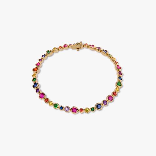 Rainbow Tennis Bracelet