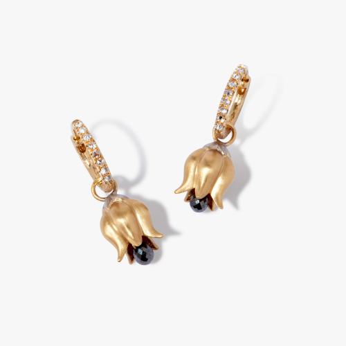 Tulips Hoop Earrings