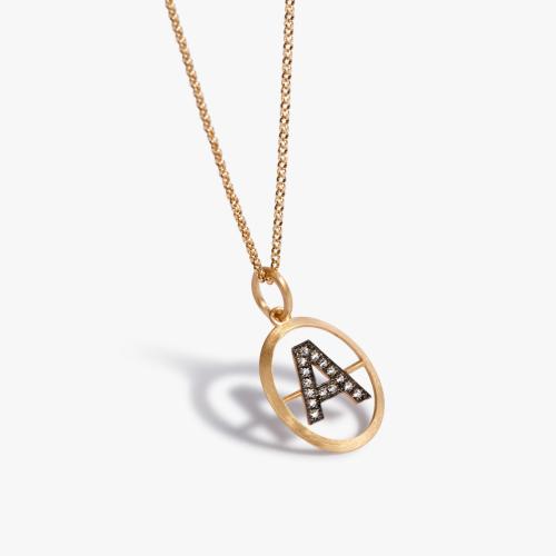 Initial A Necklace