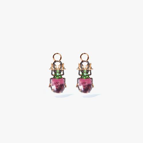 Beetle Earring Drops