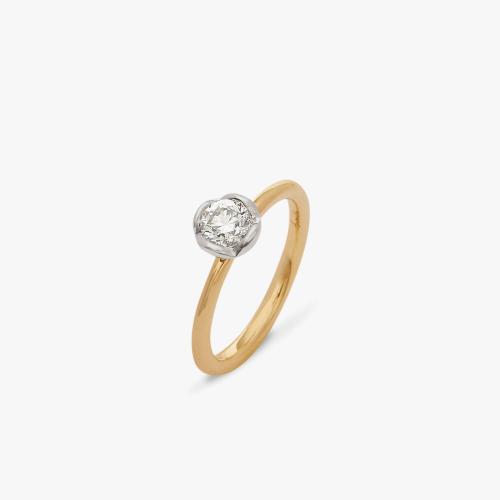 Marguerite 18ct Gold Solitaire Diamond Engagement Ring