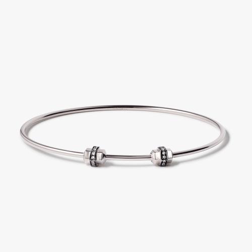 Sapphire Medium/Large Charm Bangle